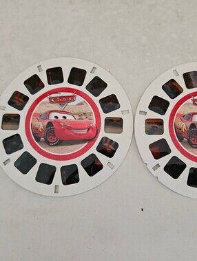 🧡3/$15 2006 2 Pc Disney Cars View-Master Reels
